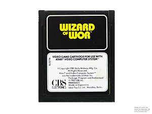 Atari 2600 Wizard of Wor CBS Game Cartridge PAL