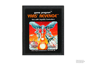 Atari 2600 Yars Revenge Game Cartridge PAL