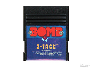 Atari 2600 Z-Tack Game Cartridge by Bomb Game Cartridge PAL Atari 2600 Z-Tack Game Cartridge by Bomb Game Cartridge PAL