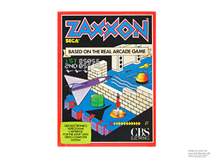 Box for Atari 2600 Zaxxon CBS Box for Atari 2600 Zaxxon CBS