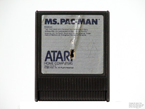 Atari 400 800 and 1200 Ms PAC-MAN Game Cartridge