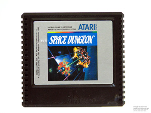 Atari 5200 Space Dungeon Game Cartridge Atari 5200 Space Dungeon Game Cartridge