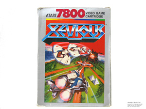 Box for Atari 7800 Xevious
