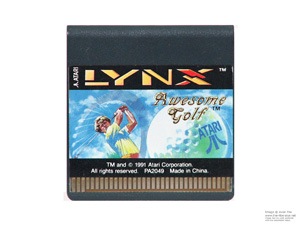 Atari Lynx Awesome Golf Game Cartridge