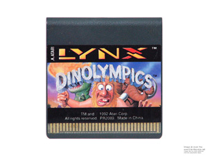 Atari Lynx Dynolympics Game Cartridge