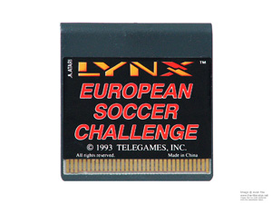 Atari Lynx European Soccer Challenge Game Cartridge