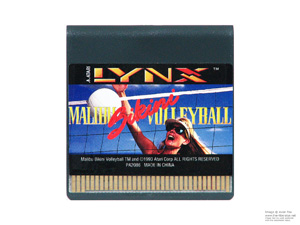 Atari Lynx Malibu Bikini Volleyball Game Cartridge