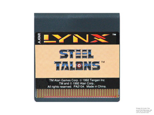 Atari Lynx Steel Talons Game Cartridge