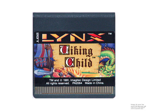 Atari Lynx Viking Child Game Cartridge