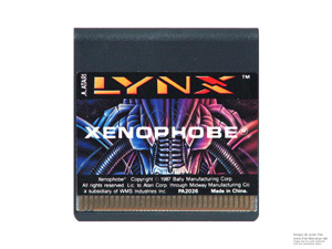 Atari Lynx Xenophobe Game Cartridge