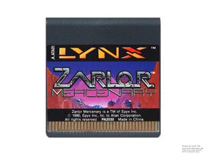 Atari Lynx Zarlor Mercenary Game Cartridge