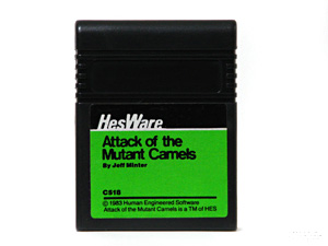 Commodore 64 Attack of the Mutant Camels Game Cartridge