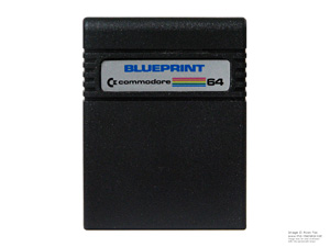 Commodore 64 Blueprint Game Cartridge Commodore 64 Blueprint Game Cartridge