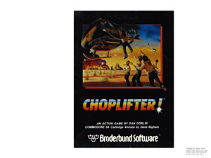 Box for Commorodre 64 Choplifter Box for Commorodre 64 Choplifter