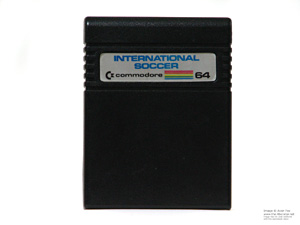 Commodore 64 International Soccer Game Cartridge
