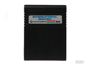 Commodore 64 International Soccer Game Cartridge Commodore 64 International Soccer Game Cartridge