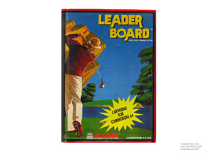 Box for Commodore 64 Leaderboard Golf Box for Commodore 64 Leaderboard Golf