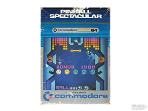Box for Commodore 64 Pinball Spectacular Box for Commodore 64 Pinball Spectacular