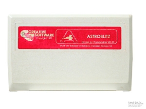 Commodore VIC-20 Astroblitz Game Cartridge Red Label Commodore VIC-20 Astroblitz Game Cartridge Red Label