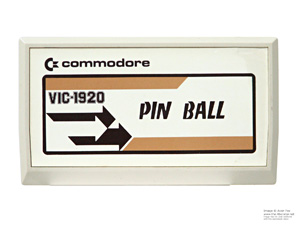 Commodore VIC-20 Pin Ball Game Cartridge Commodore VIC-20 Pin Ball Game Cartridge