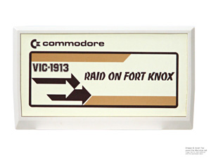 Commodore VIC-20 Raid on Fort Knox Game Cartridge