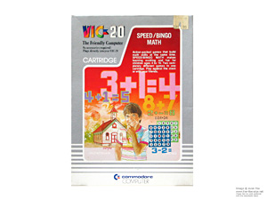 Box for Commodore VIC-20 Speed Math Bingo Math