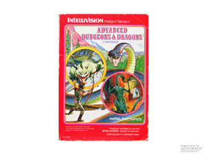Box for Intellivision Advanced Dungeons and Dragons Cloudy Mountain class Box for Intellivision Advanced Dungeons and Dragons Cloudy Mountain