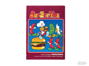 Box for Intellivision Burger Time Box for Intellivision Burger Time