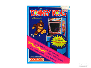 Box for Intellivision Donkey Kong Coleco Box for Intellivision Donkey Kong Coleco