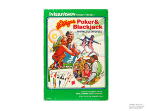 Box for Intellivision Las Vegas Poker and Blackjack Box for Intellivision Las Vegas Poker and Blackjack