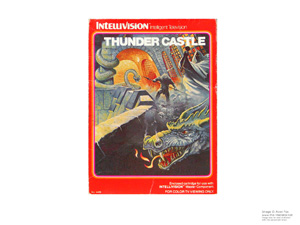 Box for Intellivision Thunder Castle Box for Intellivision Thunder Castle