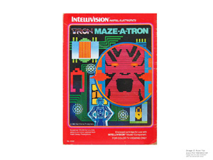 Box for Intellivision TRON Maze-a-Tron Box for Intellivision TRON Maze-a-Tron