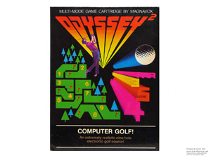 Magnavox Odyssey 2 Computer Golf Box Magnavox Odyssey 2 Computer Golf Box