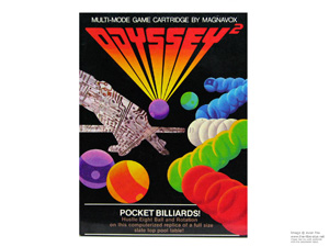 Magnavox Odyssey 2 Pocket Billiards Box Magnavox Odyssey 2 Pocket Billiards Box