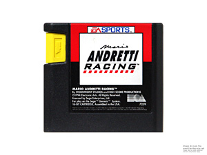 SEGA Mega Drive Mario Andretti Racing Game Cartridge