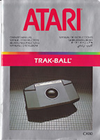 Atari Trak-Ball Controller Instructions Manual