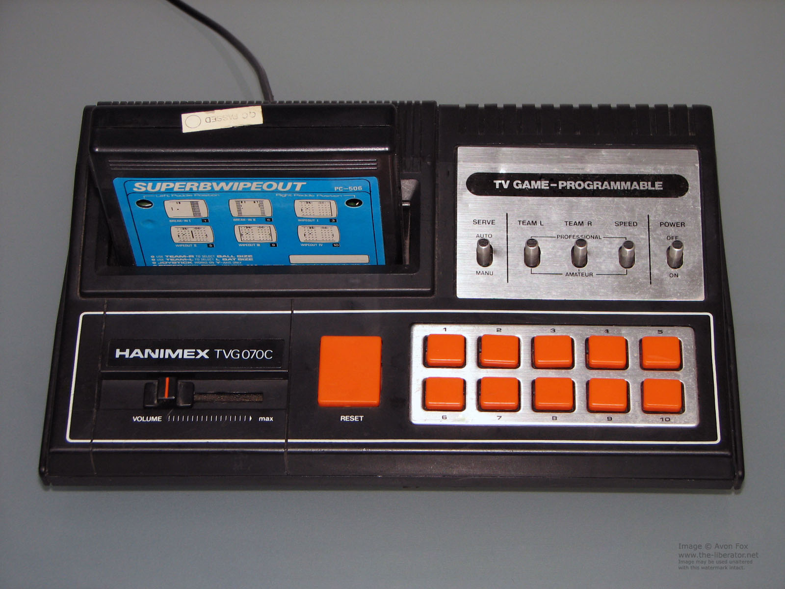 hanimex electronic tv game
