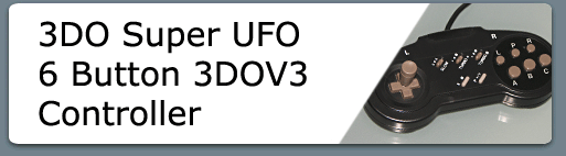 3DO Super UFO 3DOV3 Six Button Controller