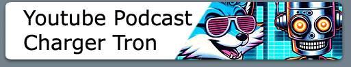 Charger Tron Podcast Button
