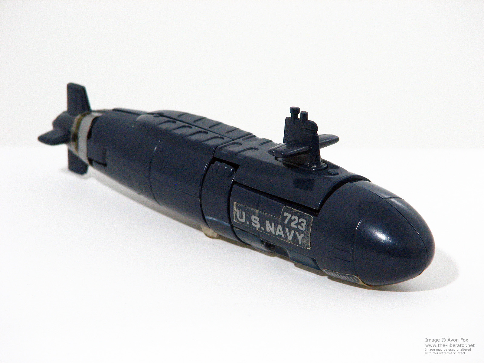 black shark submarine toy