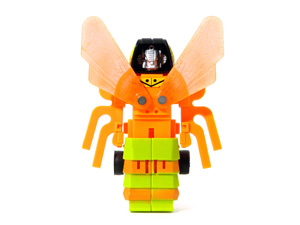 Bee Bot Bug Bots Buddy L Orange Body with Black Head in Robot Mode