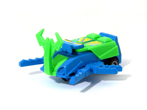 Dragon Drone Bug Bots Buddy L Blue Body with Green Horn in Insect Mode