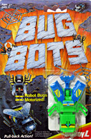 Dragon Drone Bug Bots Buddy L Green Body with Blue Horn on Card