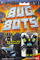 Dragon Drone Bug Bots Buddy L Black Body with Grey Horn on Card