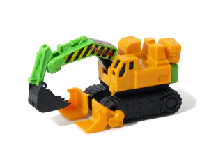 Iron Forklift by Tatsumiya CG Robo Shovel CG Bootleg in Excavator Mode