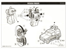Instructions for Robo Machines Rough Rider