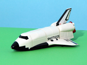 Shuttle CG CG-14 CG Robo in Space Shuttle Mode