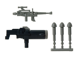Guns and Missiles for Fight-R-Bot Convert-A-Bots