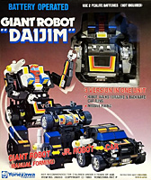 Giant Robot Daijim North American Box by Yonezawa