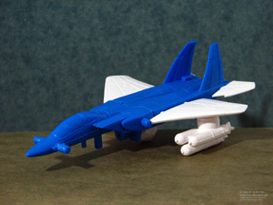 Convertors Flexibot Blue Angel with White Wings in Alt Jet Mode